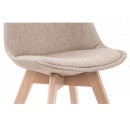 Стул HALMAR K303 бежевый/натуральный